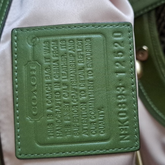 Coach Ergo Pleated Framed Satchel-Style No. 12520 Released About 2008☘️🍀💚🍀🍀 - Picture 9 of 16